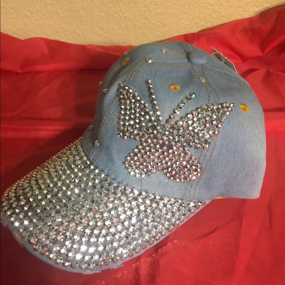 Distressed Denim Hat - Picture 1 of 2
